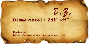 Diamantstein Zénó névjegykártya